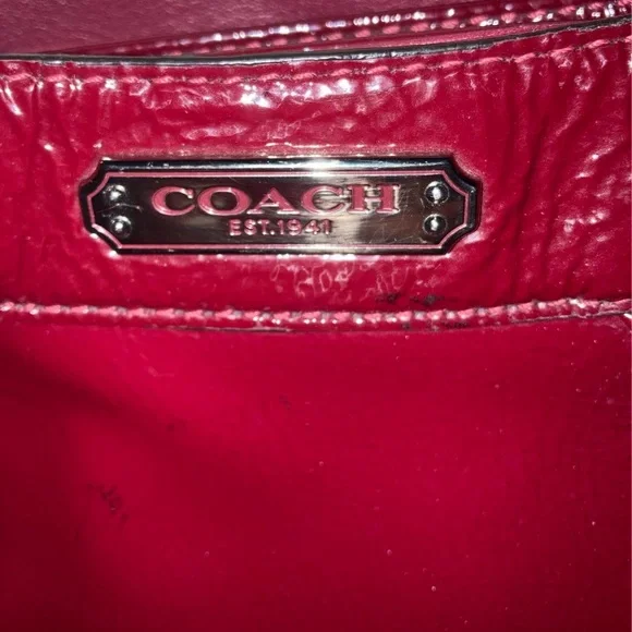 Coach Red Patent Leather Satchel 
NoH1293-F19705 - Picture 2 of 14